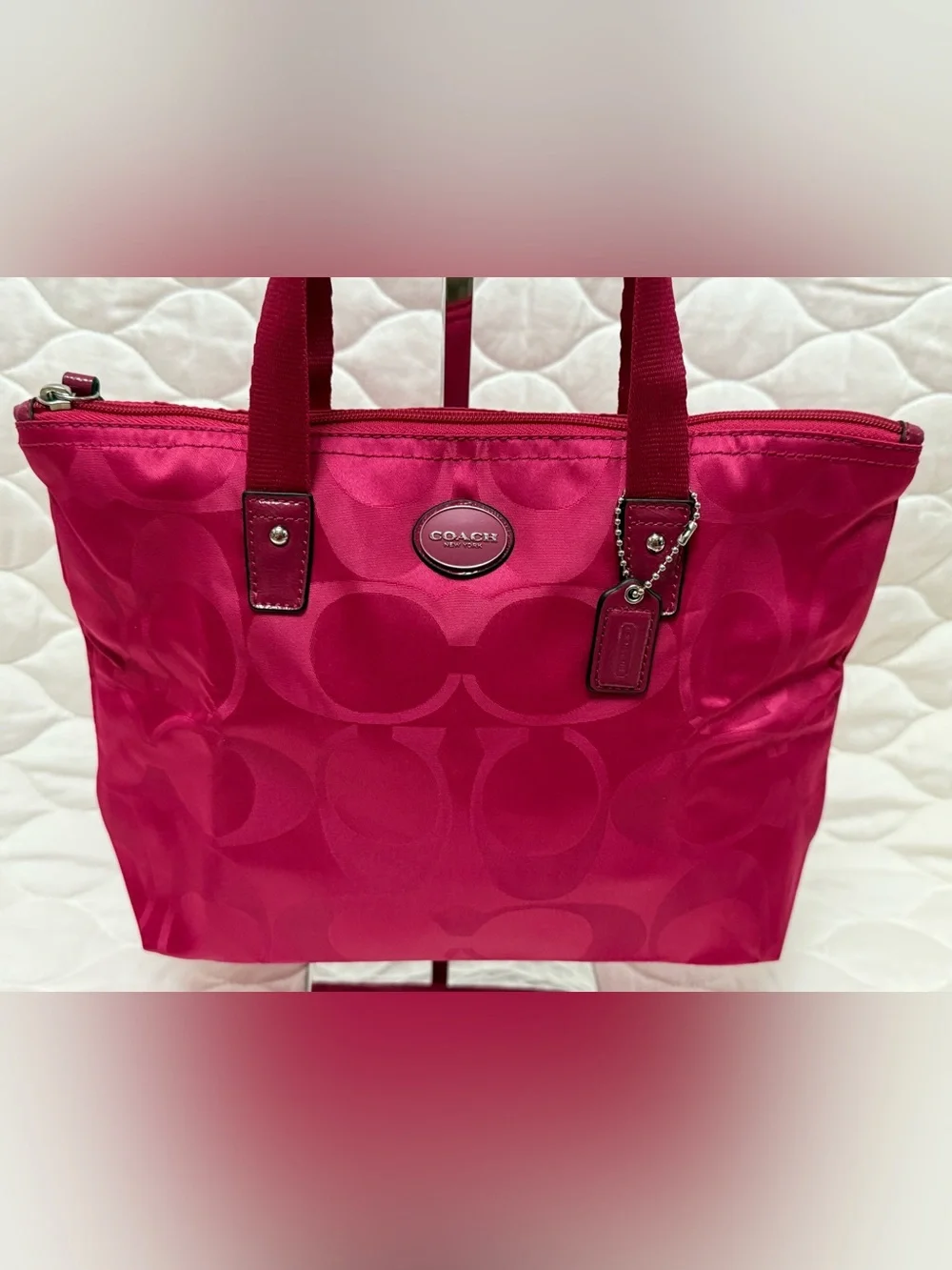 Coach nylon tote
